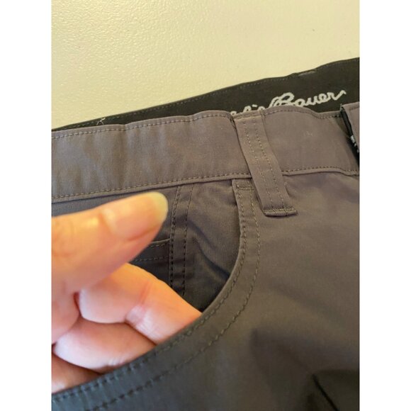 Eddie Bauer Mens 36x32 Gray Pants Stretch Nylon/Spandex Blend - Picture 6 of 13